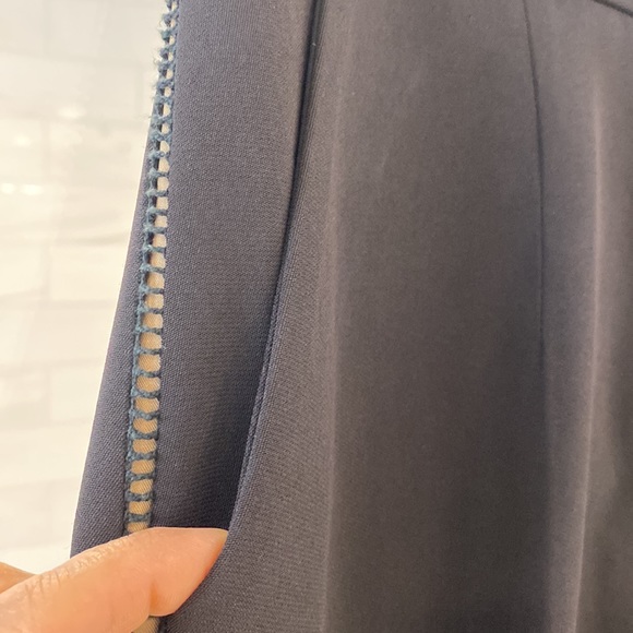 ELLIE SAAB Black Wide Leg Ankle Length Pants - Picture 5 of 6